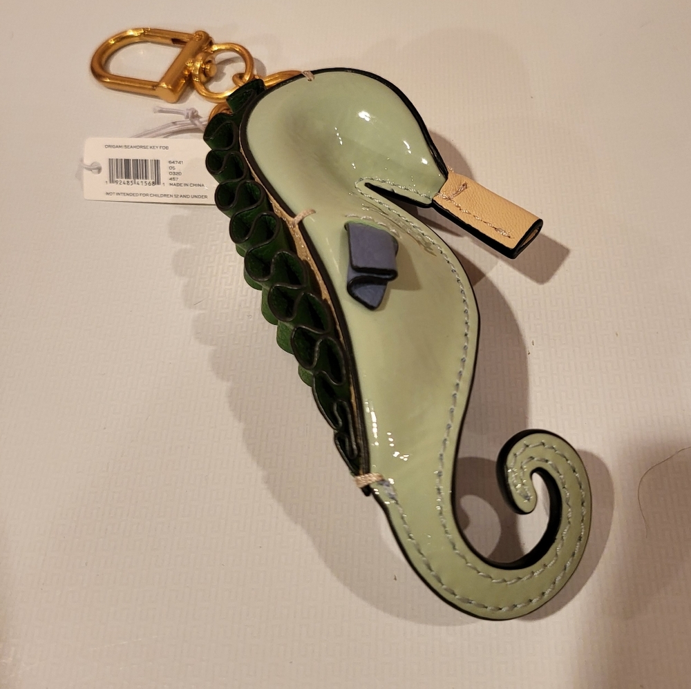 Tory Burch SEAHORSE Key Fob Bag Charm